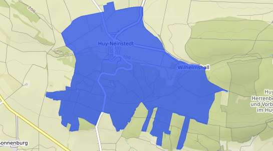 Bodenrichtwertkarte Huy Neinstedt